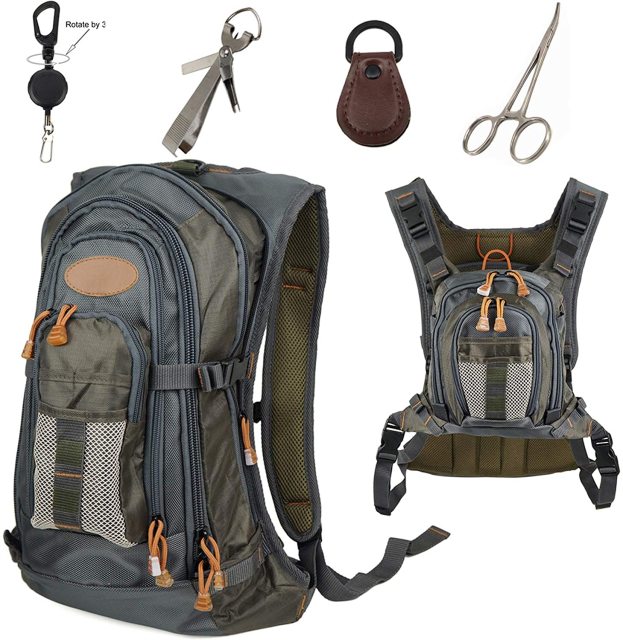 Aventik Fly Fishing Vest Backpack, Fishing Chest Pack Fishing Vest