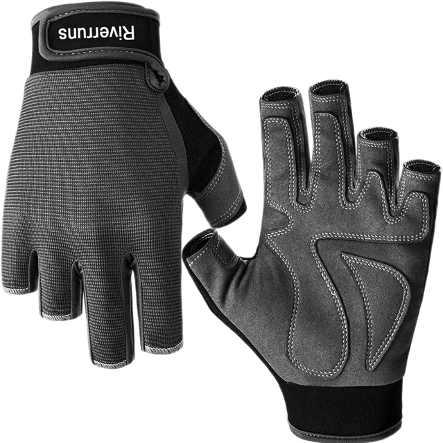 Riverruns Fleece Fishing Gloves, Winter Fishing Gloves Flip Top