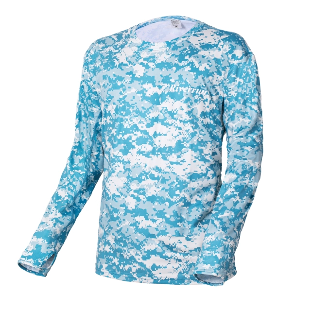 GetUSCart- BALEAF Women's Long Sleeve Shirts UPF 50+ Sun Protection SPF Dri  Fit Lightweight T-Shirt Outdoor Hiking Runing Fishing Blue Size M