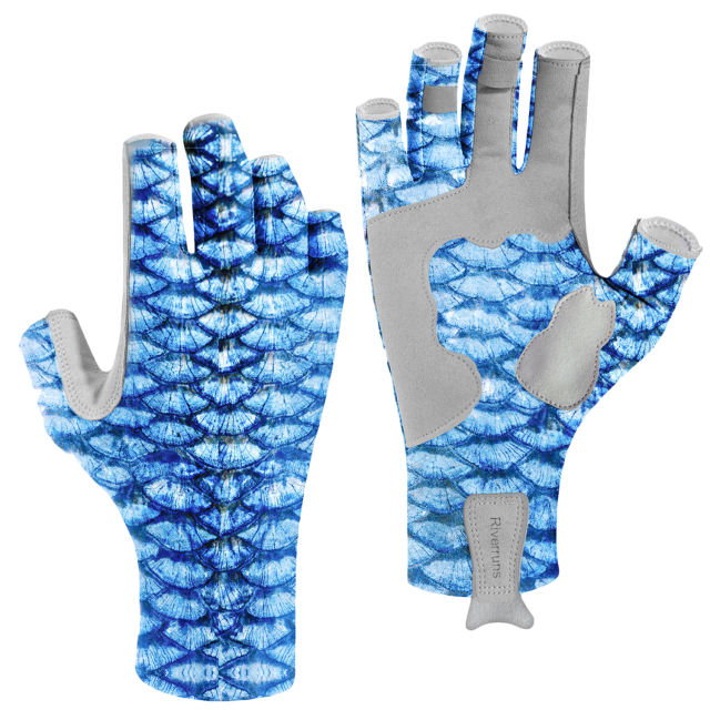 Riverruns UPF 50+ Fingerless Sun Gloves