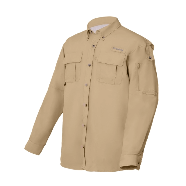 Riverruns UPF 50+ Men's long sleeve fishing shirt. UV protection with quick  dry & water