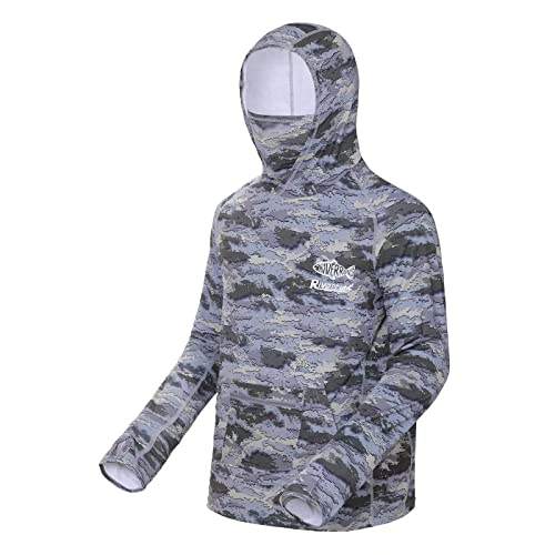 Men's Hooded Fishing Shirts UPF 50+ Hoodie Sun Protection Long Sleeve –  WELIGU