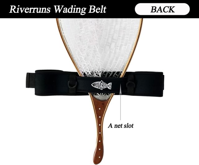 Riverruns Neoprene Adjustable Fishing Wading Belt, Fishing Wader Belt for Men Kayaking.