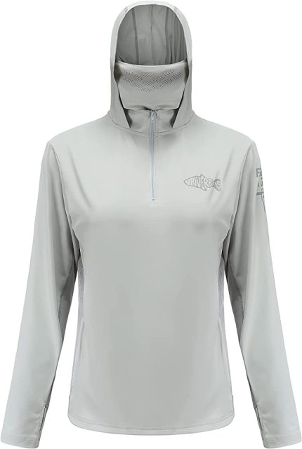 Riverruns Women's Performance Fishing Hoodie Long Sleeve UPF50+ Lightweight For Hiking Fishing Outdoor