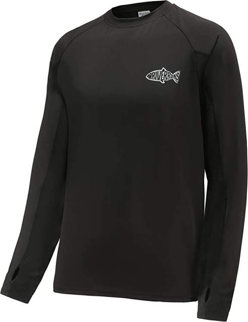 Visit the Riverruns Store Riverruns UPF 50 Long Sleeve Fishing Shirt, Light Weight Fishing Shirt Men with Sun Protection Outdoor Activity