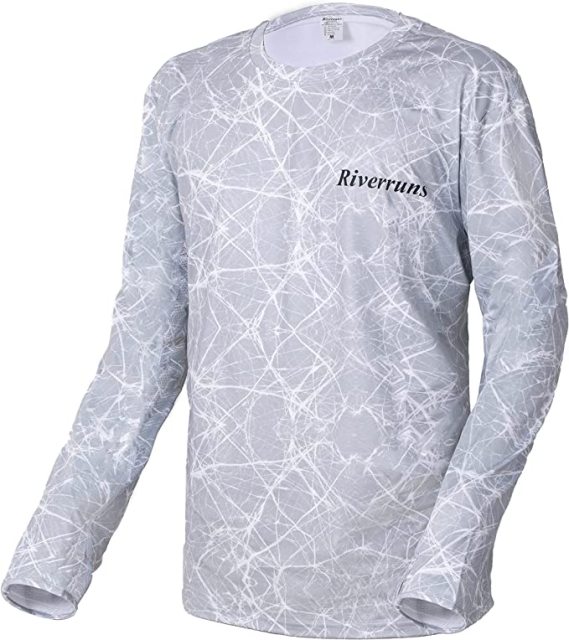 RiverRuns UPF50+ Fishing Shirt W/ UPF 50+ Sun Protection.