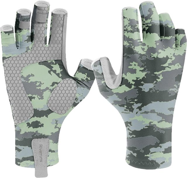 Riverruns UPF 50+ Fingerless Sun Gloves