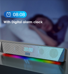 Strong Bass Sub-woofer TV Soundbar Speaker with RGB light