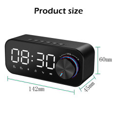 Time Display Mirror alarm clock wireless bluetooth speaker