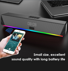 Strong Bass Sub-woofer TV Soundbar Speaker with RGB light