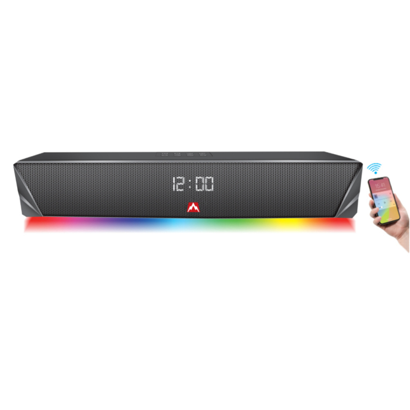 Strong Bass Sub-woofer TV Soundbar Speaker with RGB light