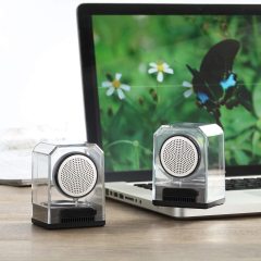 Transparent bluetooth speaker with TWS function
