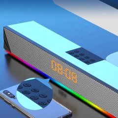 Strong Bass Sub-woofer TV Soundbar Speaker with RGB light