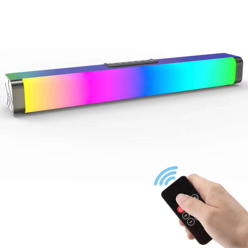 Strong Bass Sub-woofer TV Soundbar Speaker with RGB light