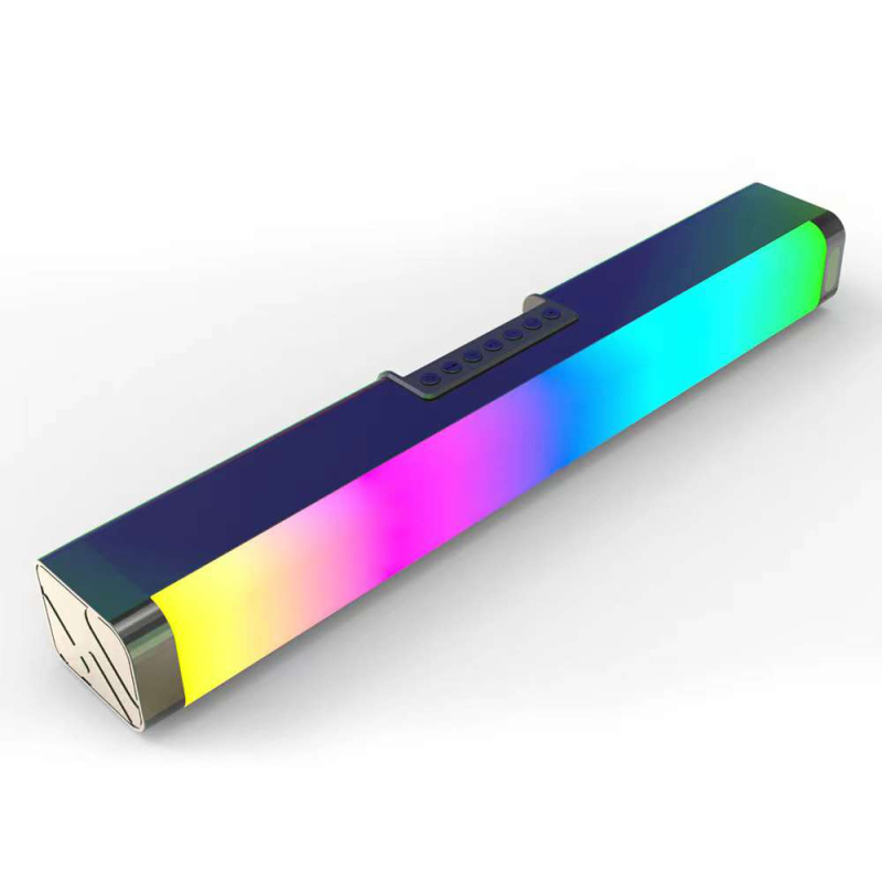 Strong Bass Sub-woofer TV Soundbar Speaker with RGB light