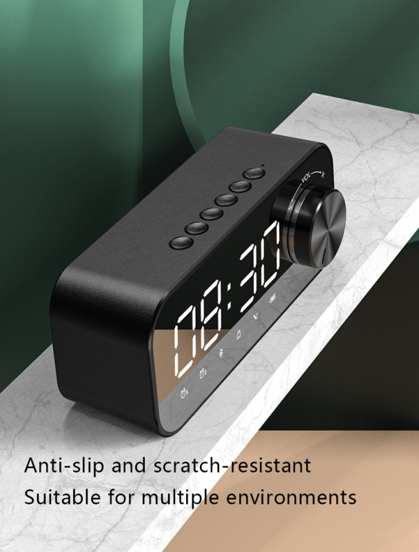Time Display Mirror alarm clock wireless bluetooth speaker