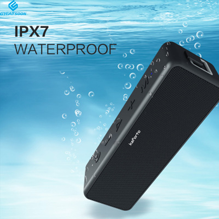 Water Proof 20W High Power TWS Subwoofer Stereo Bass Bluetooth Wireless Speaker With 3600mAh Battery