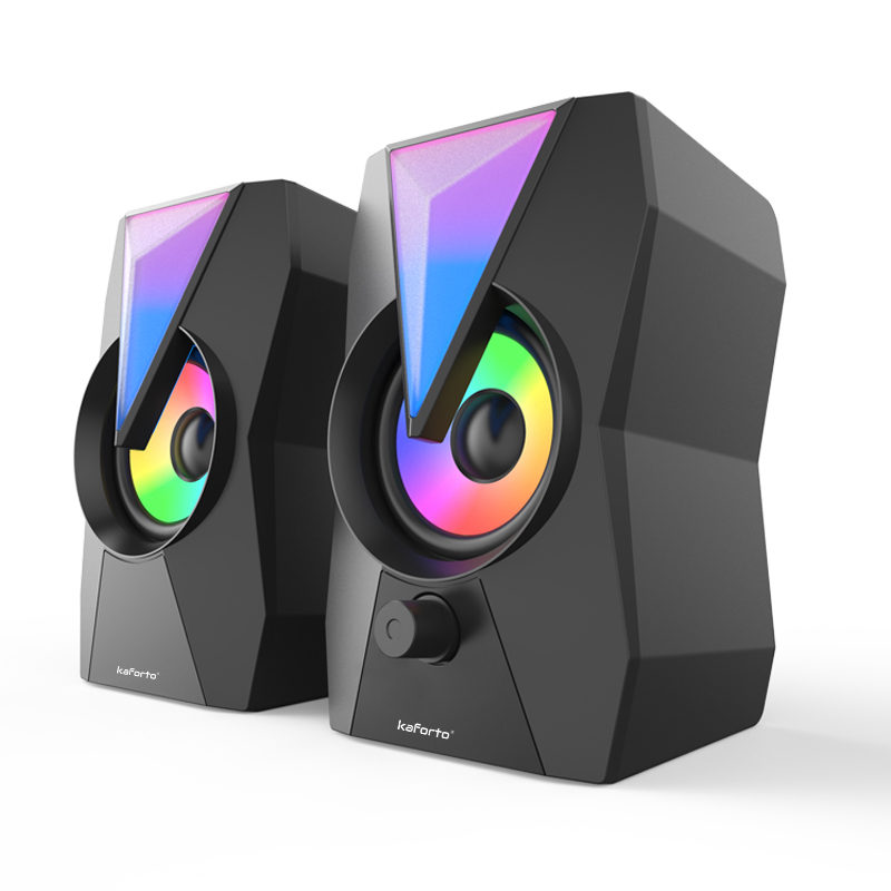 RGB luminous computer speaker wired multimedia speaker desktop notebook speaker