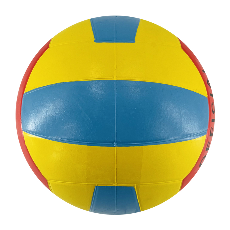 Colorful rubber volleyball 