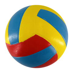 Colorful rubber volleyball 