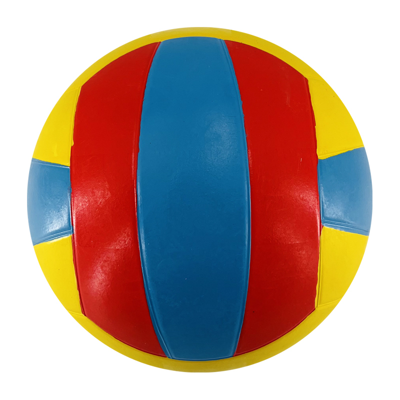 Colorful rubber volleyball 