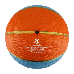 Rubber basket custom printed basketball 