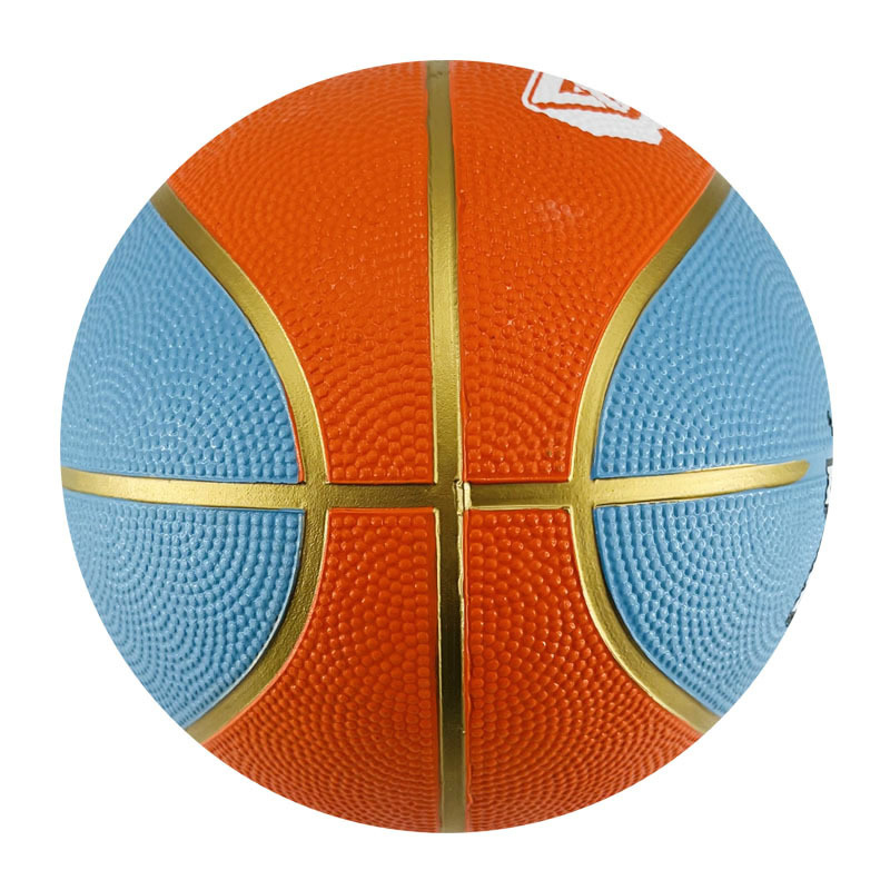 Rubber basket custom printed basketball 