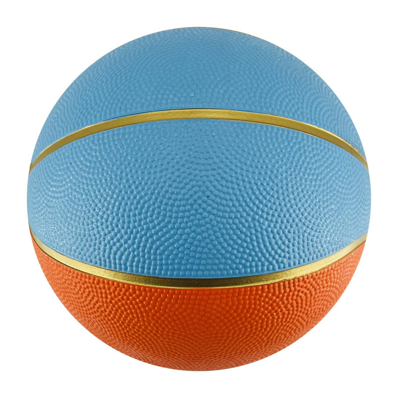 Rubber basket custom printed basketball 