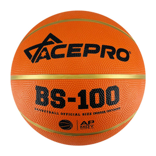 Sports rubber basketballs custom logo size 5 