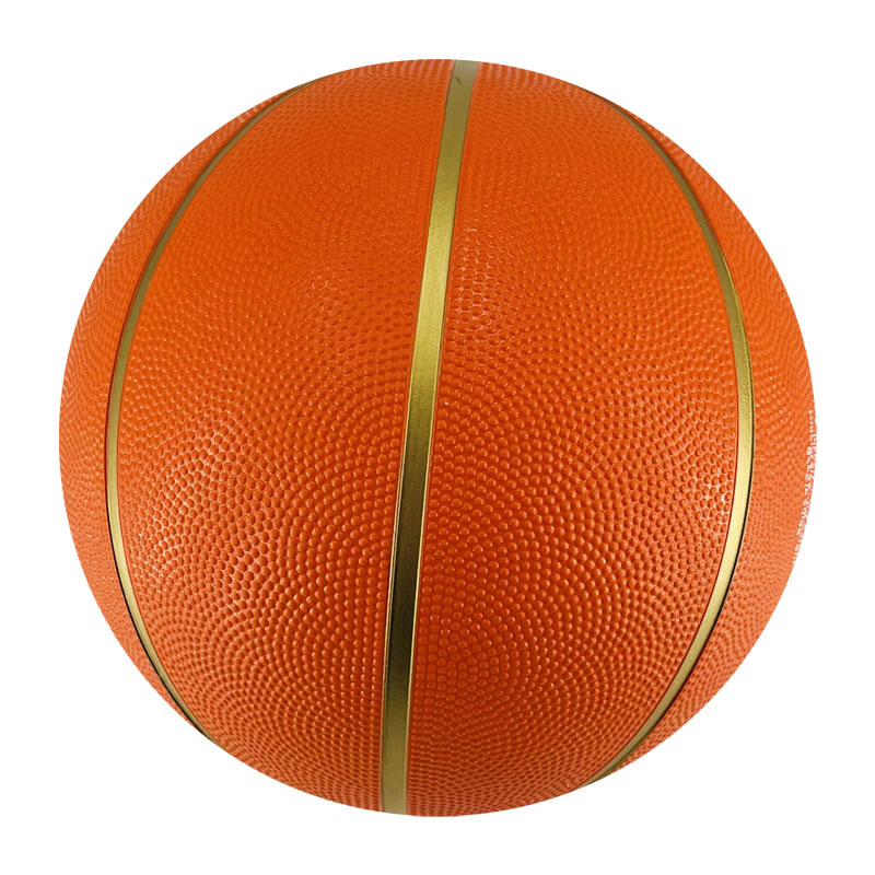 Sports rubber basketballs custom logo size 5 