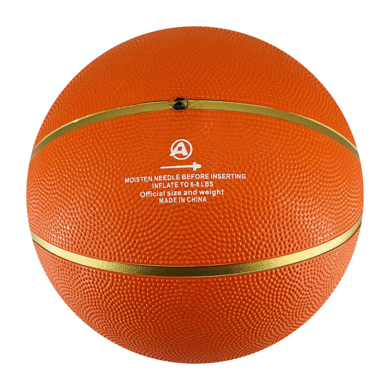 Sports rubber basketballs custom logo size 5 - ueeshop