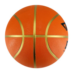 Sports rubber basketballs custom logo size 5 