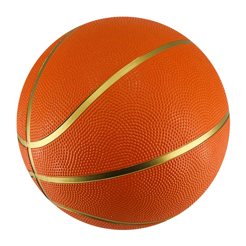 Sports rubber basketballs custom logo size 5 