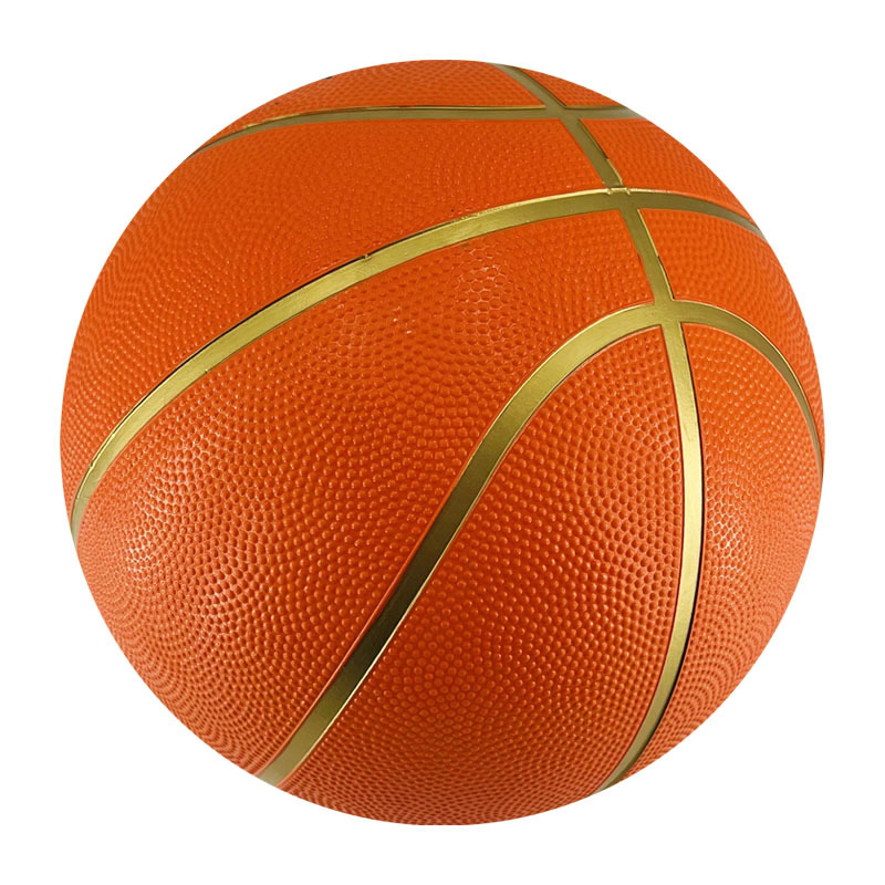 Sports rubber basketballs custom logo size 5 