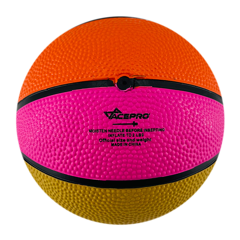 Mini rubber basketball for kids 