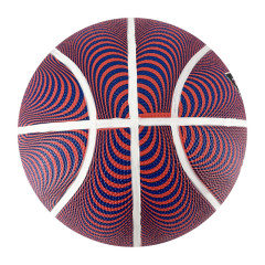 Custom printed colorful rubber basketball