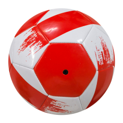 Customized logo football & soccer PVC football ball