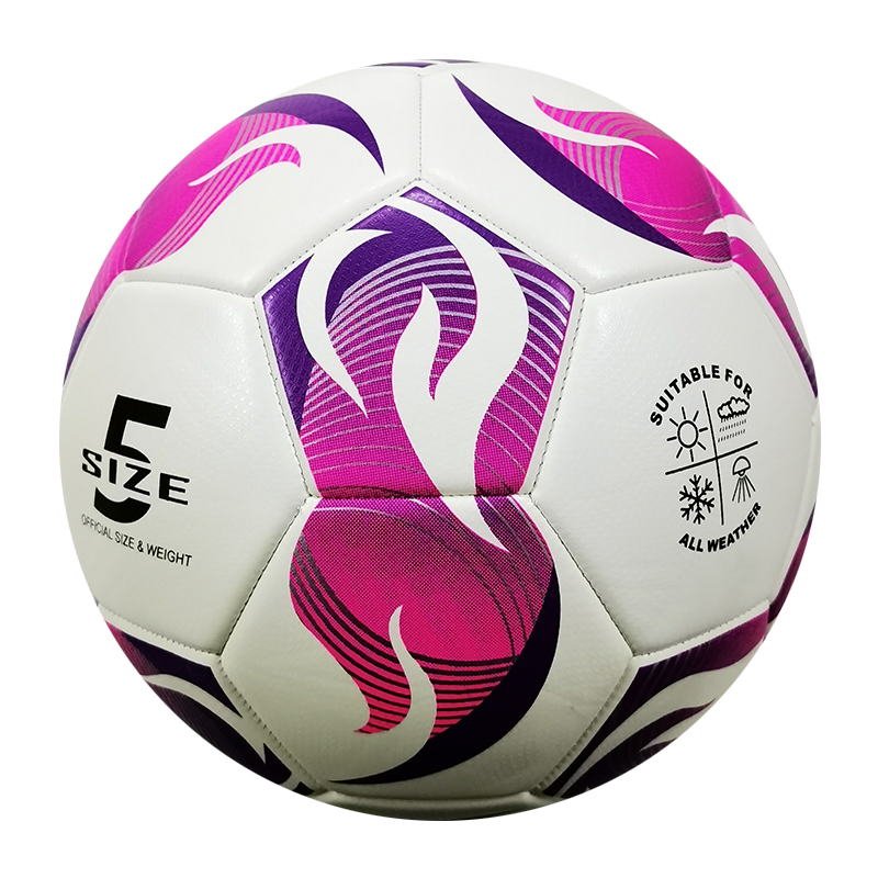 Wholesale rubber football soccer ball size 5 football ball