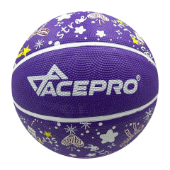 Custom Logo Good Quality Rubber Sports Basketball Outdoor Playing