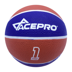 Custom logo Size 1 Rubber Material Basketball Ball- ueeshop