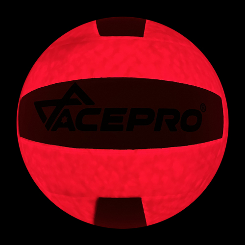 New Design Glow in the Dark Led Light up Rubber Volleyball Ball-ueeshop