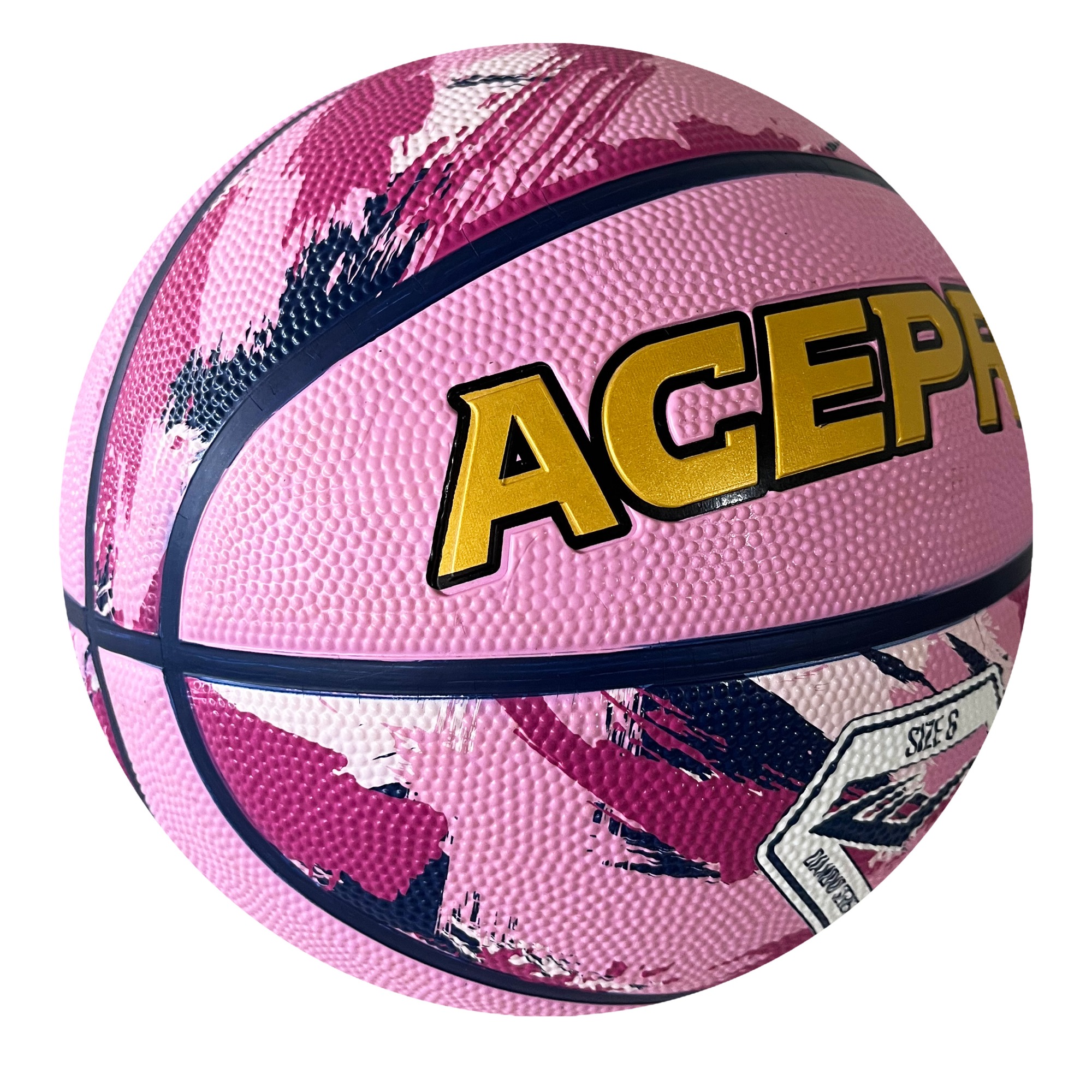 Custom Official Size Rubber Basketball Ball with Custom logo - ueeshop