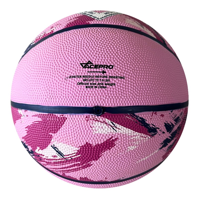 Custom Official Size Rubber Basketball Ball with Custom logo - ueeshop