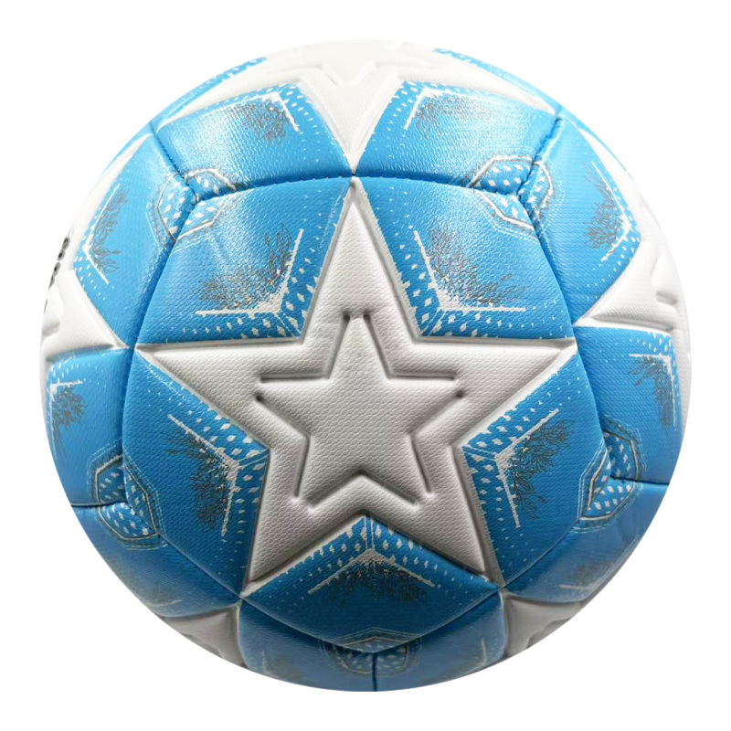 Custom logo Soccer Ball Rubber Machine sewn Soccer Ball Size 5 Football -ueeshop