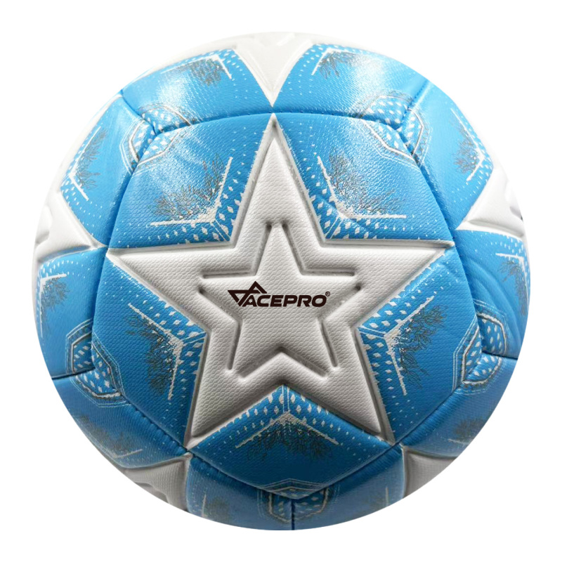 Custom logo Soccer Ball Rubber Machine sewn Soccer Ball Size 5 Football -ueeshop