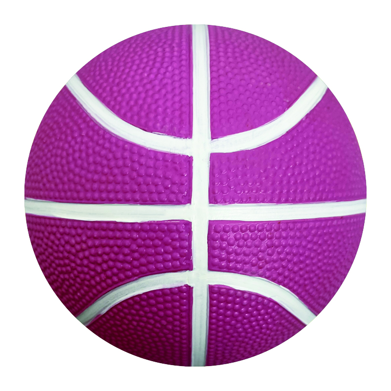 Custom Logo Mini Rubber Basketball Ball - ueeshop