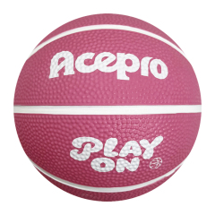 Custom Logo Mini Rubber Basketball Ball - ueeshop