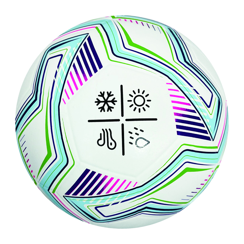 Custom Printed Logo Size 5 Soccer Ball -ueeshop