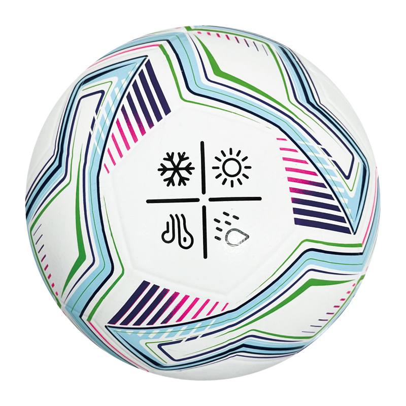 Custom Printed Logo Size 5 Soccer Ball -ueeshop
