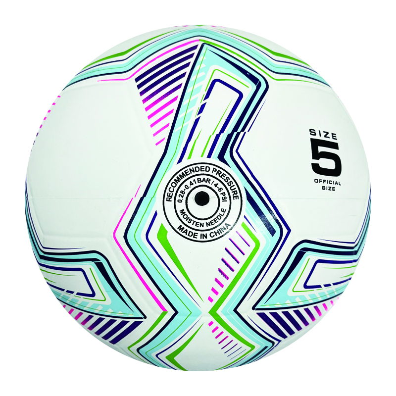 Custom Printed Logo Size 5 Soccer Ball -ueeshop